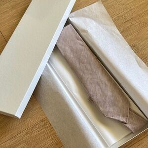 Brioni Pink Linen Tie